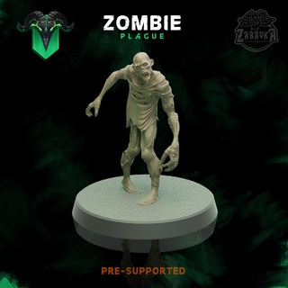 zombie board fantasy game miniatures undead death wargame plague 32mm 3d print model - Mito3D