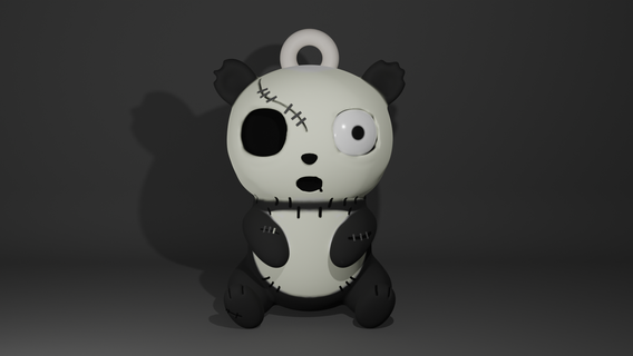 zombie bear bear panda animal terror zombie zombie  3d print model - Mito3D