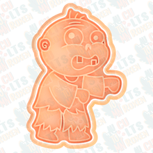 zombi kurabiye kesici Ayarlamak pul kesiciler cadılar bayramı karikatür tatil canavar 3d print model - Mito3D
