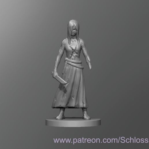 zombie daughter 3D print model - Mito3D