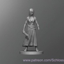 Zombie Tochter 3d print model - Mito3D