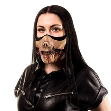 zombie facemask fashion mask smile coronavirus covid-19 undead 3d print model - Mito3D