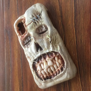 zombie phone case iphone x zombie skull darkart goth  3d print model - Mito3D