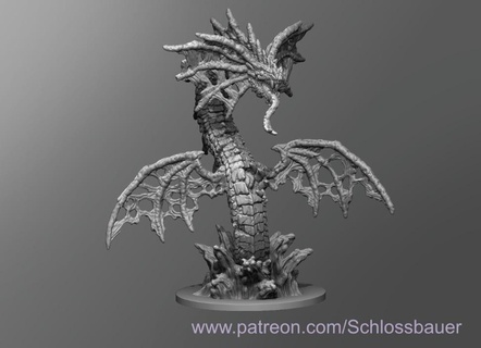 zombie sea serpent 3d print model - Mito3D