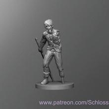 zombie son 3d print model - Mito3D