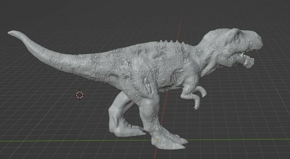 Zombie Rex Dino Dinosaurier Verlies Dungeons Drachen dnd etrex Zombies 3d Drucken 3d print model - Mito3D