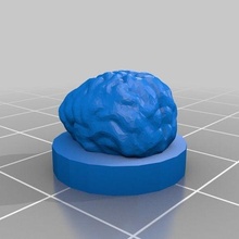 zombi cerebro base juego puntos mostrador Puntuación rastreador juguete accesorios 3d print model - Mito3D