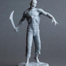 zombie game 3d print model - Mito3D