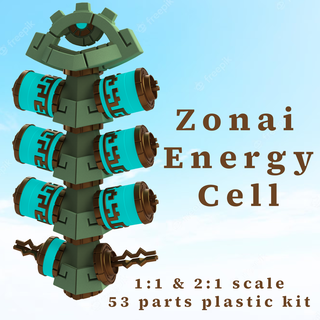 zonai energy cell - prop display piece legend zelda tears kingdom cosplay geek link 3d print model - Mito3D