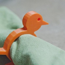 zookins animal anéis de guardanapo a casa animais rodada toalha 3d print model - Mito3D