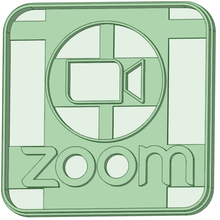 zoom-logo-cookie-cutter tool zoom logo cookie cutter 3d print model - Mito3D