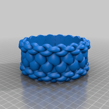 zopf ring jewelry rings 3d print model - Mito3D