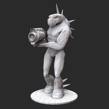 zorg soldier sam hd 3d model stl file print game encounter miniature figure statue enemy 3d print model - Mito3D