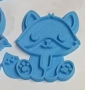 zorrito cutter marker cookie fox 3d print model - Mito3D