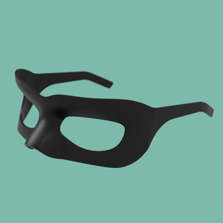 zorro maschera occhio 3d print model - Mito3D