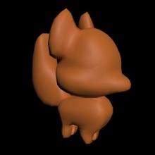 zorro Volpe animale giocattolo 3d print model - Mito3D