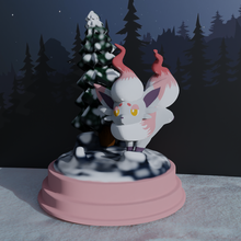 chão hisui pok seg Pokémon Raposa animal brinquedos arte brinquedo matemática etc 3d print model - Mito3D