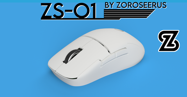 zs-o1 endgame gear op1 inspired 3d printed symmetric wireless mouse zoro seerus zoroseerus zso1 g305 mod egg 3d print model - Mito3D