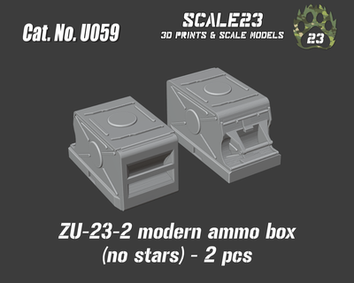 zu 23 munitions boîte moderne version 3d print model - Mito3D
