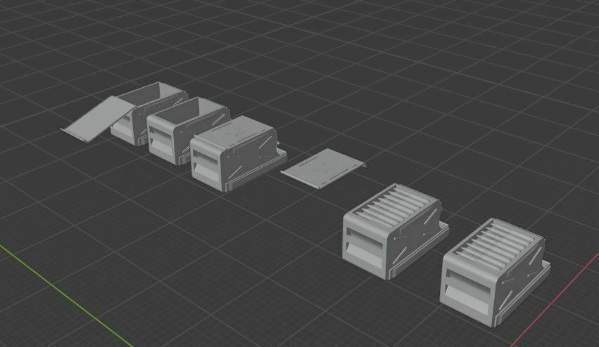 zu 23 munitions canne 1th35 échelle 1 35 modèle 3D print model - Mito3D