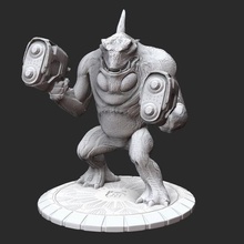 zumbul sam hd 3d model stl file print game encounter miniature figure statue enemy 3d print model - Mito3D