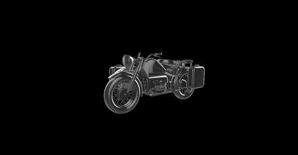 zundapp ks750 1942 moto Motorrad Motor Fahrrad le la motorrad 3d print model - Mito3D
