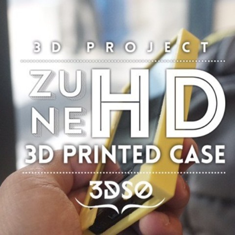 zune hd triangulaire cas gadget 3D print model - Mito3D