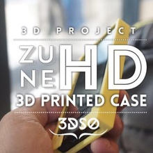 zune hd triangulaire cas gadget 3d print model - Mito3D