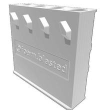 zuru x shot klips hızlı kaymak rejeneratör Lazer dergi nerf xshot hobi 3d print model - Mito3D