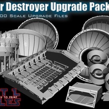 zvezda star destroyer upgrade pack revell wars imperial hangar bay shield generator garbage chute millennium falcon 1/2700 1:2700 3d print model - Mito3D