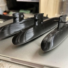 Schwertfisch Klasse Boot 3d print model - Mito3D