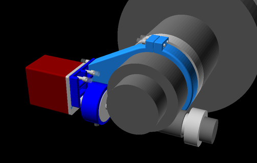 zwo eaf focuser adapter astrotech at6rc telescope autofocus astrophoto astrophotography 3d print model - Mito3D