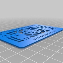 zx card customized signs_logos 3d print model - Mito3D