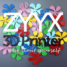 zyyx flower sign multi material print various 2015 3d printer color 3d print model - Mito3D