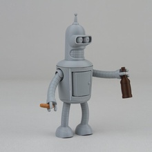 faltbare Roboter bd logo ver gadget klappbar 3d print model - Mito3D