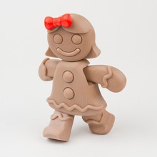 movable gingerbread girl gadget 3d print model - Mito3D