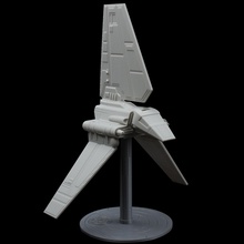 lambda-class t-4a shuttle gadget 3d print model - Mito3D