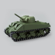 plegable tanque Sherman descuento 50 70 3d print model - Mito3D