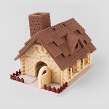 foldable cookie house 3d print model - Mito3D