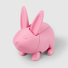 easter bunny bank foldable 3d print model - Mito3D