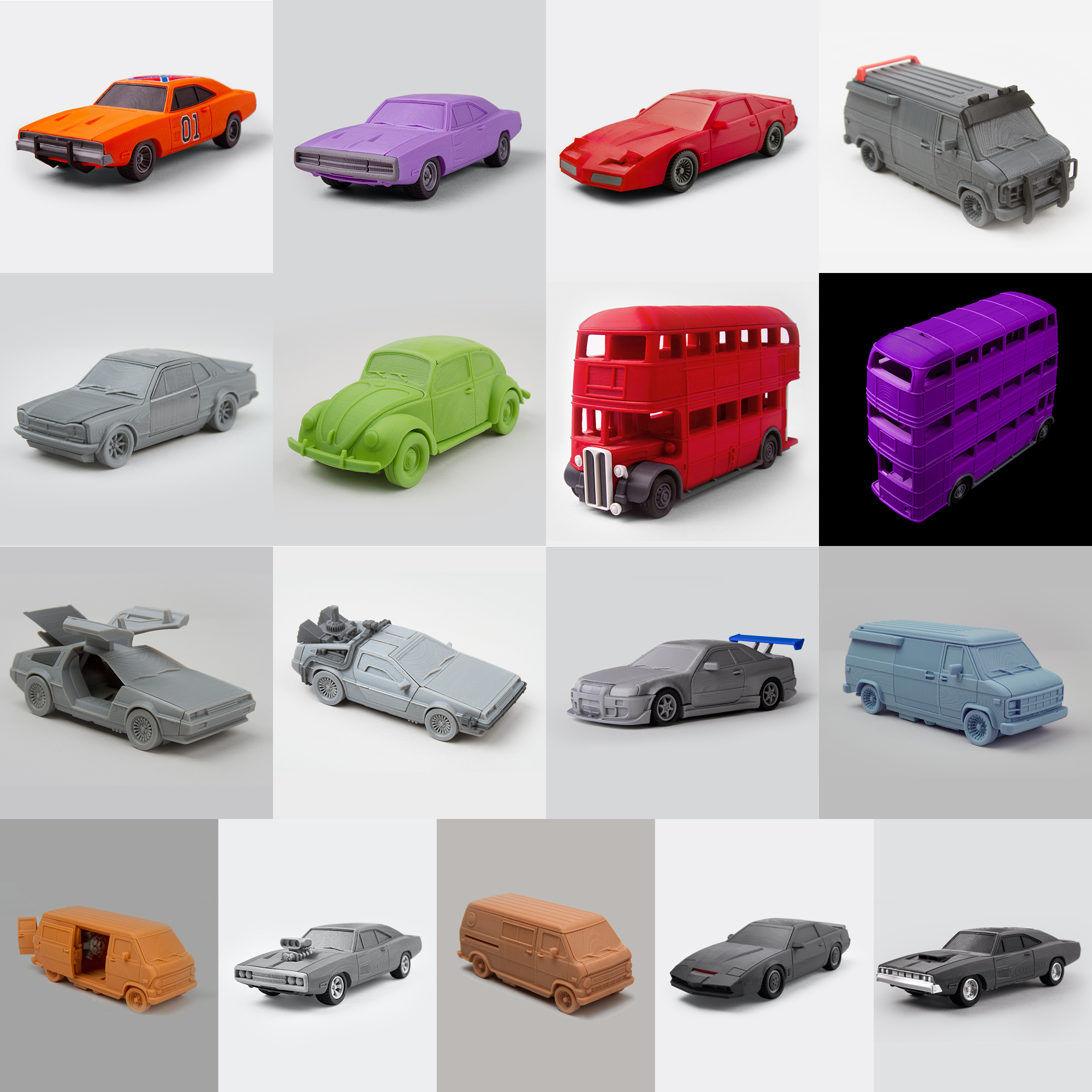 conjunto carros filmes 3D print model - Mito3D