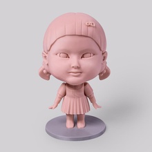 faltbar junghee sd Charakter 3d print model - Mito3D