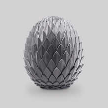 Dragão ovo dobrável 3d print model - Mito3D