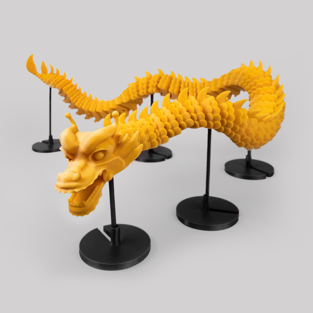 asiatisch Drachen Chinesisch traditionell tanzen 3D print model - Mito3D
