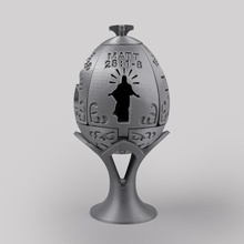 easter story egg lights 3d print model - Mito3D