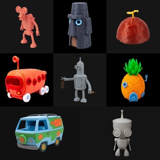 cartoon collection package - 22 year 3d print model - Mito3D