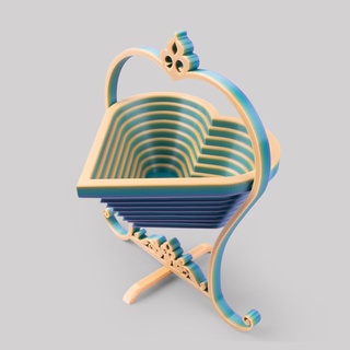 corazón cesta 3d print model - Mito3D