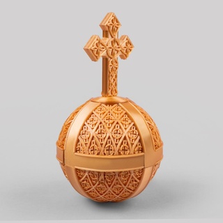 globe crucifère saint grenade 3d print model - Mito3D