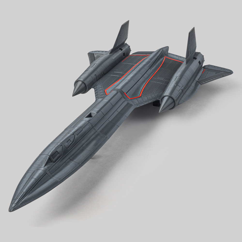 sr-71 blackbird 3D print model - Mito3D