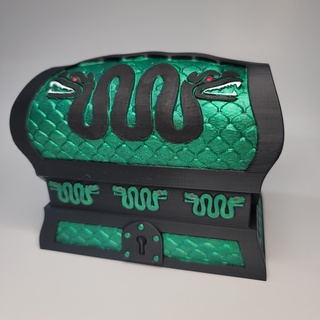 two-headed snake box 3d print model - Mito3D